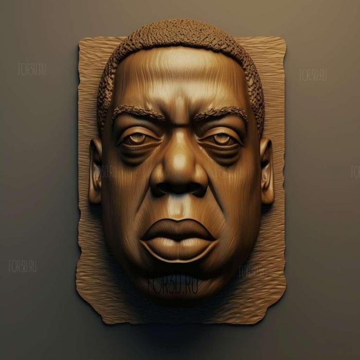 Jay Z 3 stl model for CNC